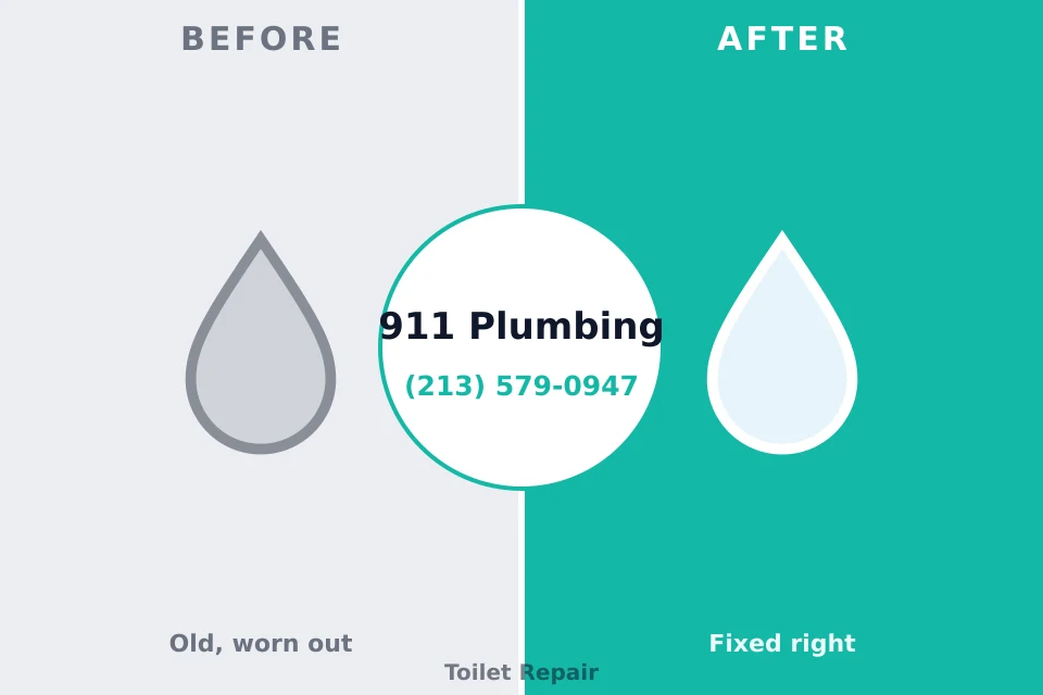 Before and after: plumbing company St. Peters, MO